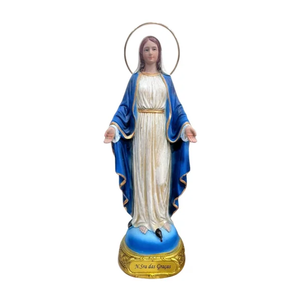 Nossa Senhora das Graças Com Aureola 20cm