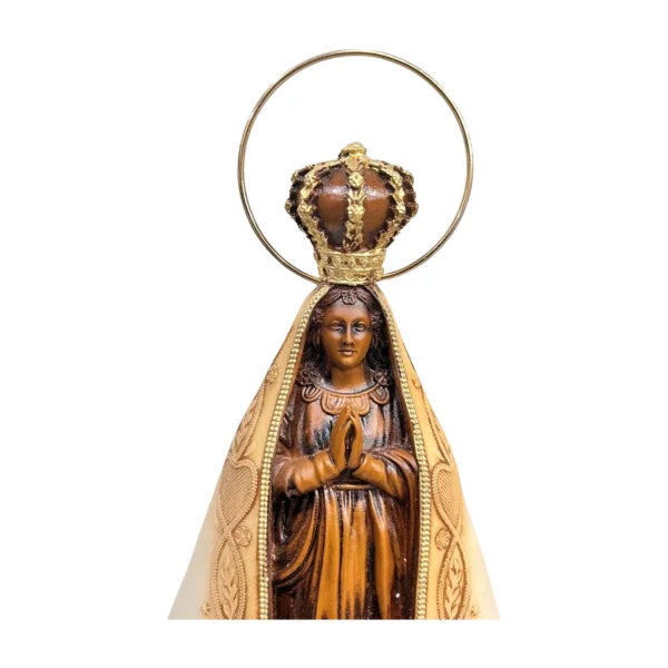 Nossa Senhora Aparecida Padroeira do Brasile Terracota 30cm - Resina