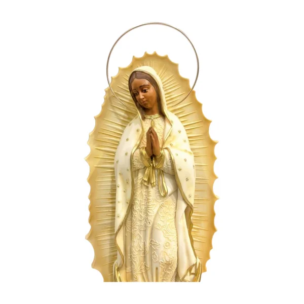 Nossa Senhora de Guadalupe C/ Aureola 65cm Marfim