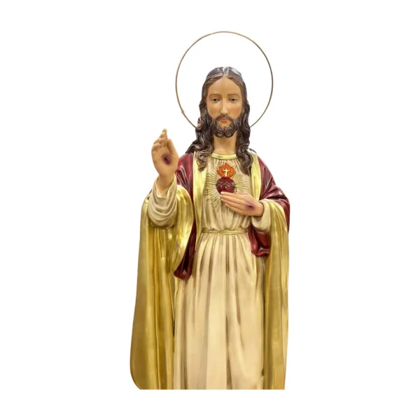 SAGRADO CORACAO DE JESUS (C/ AUREOLA) 65CM R/