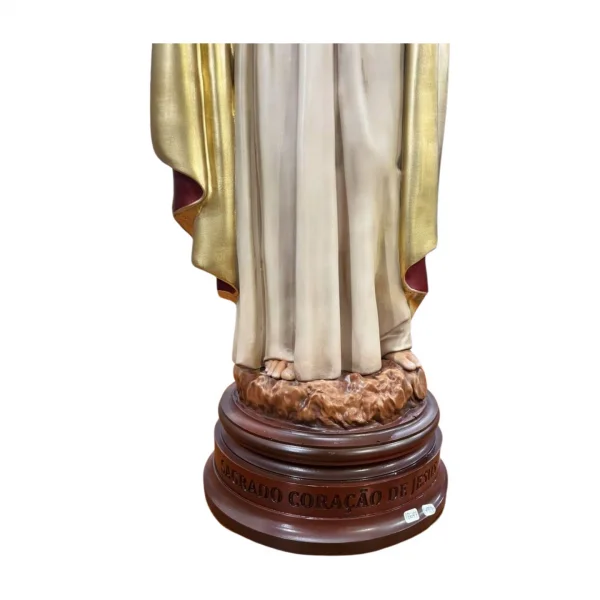 SAGRADO CORACAO DE JESUS (C/ AUREOLA) 65CM R/