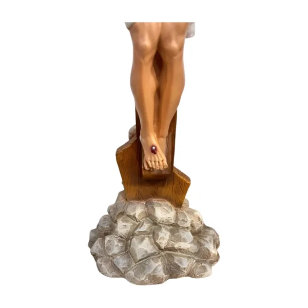 Crucifixo Base Pedra 30cm