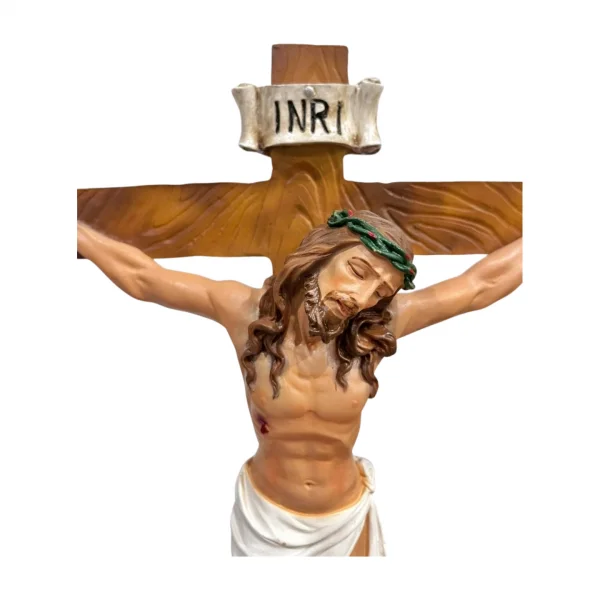 Crucifixo Base Pedra 30cm