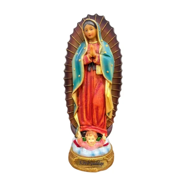 Nossa Senhora de Guadalupe 20 cm - Em resina
