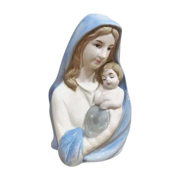 Nossa Senhora Busto Porcela 15cm