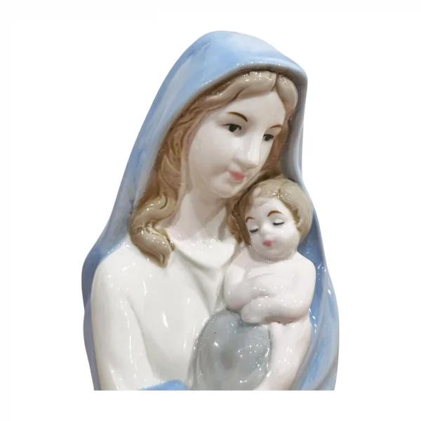 Nossa Senhora Busto Porcela 15cm