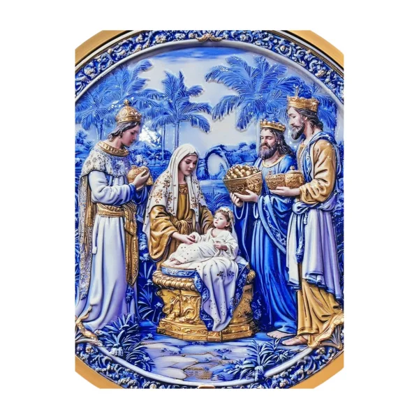 Quadro Nascimento de Jesus 30cm