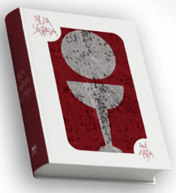 B�blia Sagrada com Lantejoula - Branca