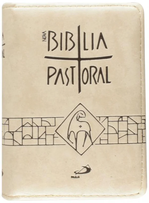 B�blia Pastoral - Bolso - Z�per: Creme