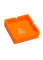 SQUADAFUM CINZEIRO SILICONE QUADRADO - LARANJA SQUADAFUM CINZEIRO SILICONE QUADRADO - LARANJA
