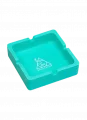 SQUADAFUM CINZEIRO SILICONE QUADRADO - VERDE CLARO SQUADAFUM CINZEIRO SILICONE QUADRADO - VERDE CLARO