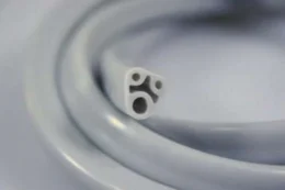 Tubo 3 Dutos PU Cinza Claro Oblate(Metro) Dabi