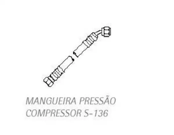 Mangueira Presso Compressor Dabi S-136