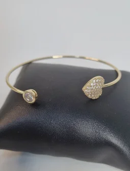 Bracelete Farol do Amor - Banhado a Ouro