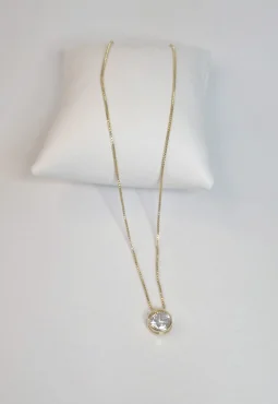Colar farol do amor - Banhado a ouro