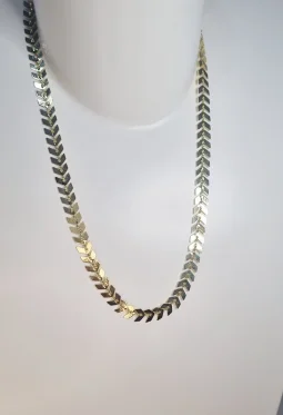 Colar Louros da Vitria - Banhado a Ouro