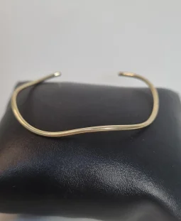Bracelete ondas de Luz - Banhado a Ouro