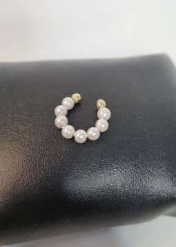 Piercing fake de perlas