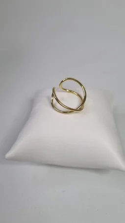 Anel de fio torcido Infinito