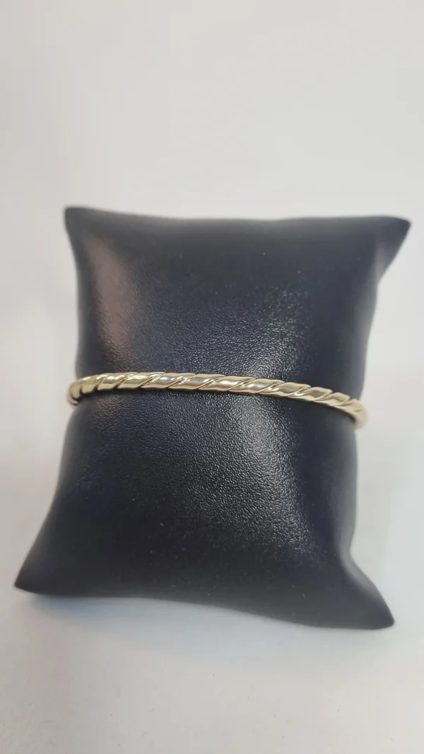 Bracelete Corda delicada - Banhado a Prata