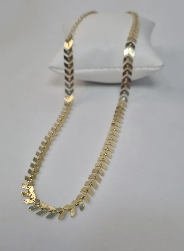 Colar Louros da Vitria - Banhado a Ouro
