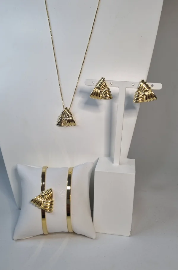 Conjunto coleção Elemental - Banhado a Prata