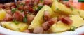 mandioca com bacon alho e cebolinha mandioca com bacon alho e cebolinha