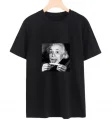 Camiseta Albert Einstein Engracada  Preta ( G )
