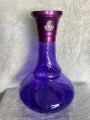 Vaso  Venom Rigado Roxo 30cm (boca De Aluminio Na Cor Roxa)