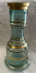 Vaso Sino 30cm Transparente Com Listra Douradas Vaso Sino 30cm Transparente Com Listra Douradas