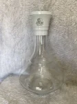 Vaso 30cm Venom Transparente (boca De Aluminio Cor Branco) Vaso 30cm Venom Transparente (boca De Aluminio Cor Branco)