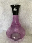 Vaso 30cm Venom Rigado Rosa (boca De Aluminio Cor Preto Brilhante) Vaso 30cm Venom Rigado Rosa (boca De Aluminio Cor Preto Brilhante)