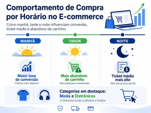 Hor�rios de Compra no E-commerce: An�lise do Comportamento de Clientes e Estrat�gias de Convers�o em Diferentes Per�odos