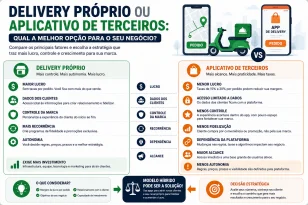 Delivery pr�prio ou aplicativo: comparando lucros, taxas, controle de marca e dados de clientes para uma decis�o informada