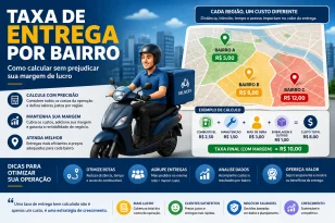 Taxa de Entrega por Bairro: Como Calcular sem Perder Margem