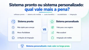 Sistema Pronto ou Personalizado: Entenda o Custo-Benef�cio e a Escalabilidade para Sua Empresa