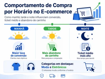 Hor�rios de Compra no E-commerce: An�lise do Comportamento de Clientes e Estrat�gias de Convers�o em Diferentes Per�odos