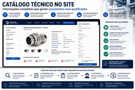 Cat�logo T�cnico no Site: Aumente Qualidade de Or�amentos B2B com Filtros, Especifica��es e Recursos Direcionados
