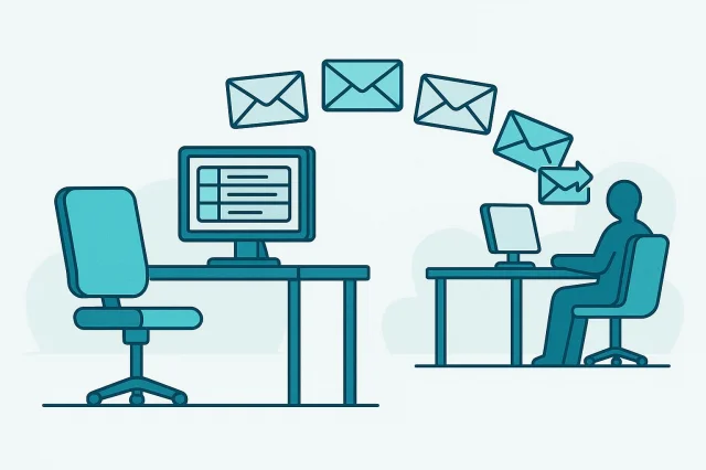 O funcionário saiu e o e-mail dele continua recebendo pedido de cliente: o que fazer no dia do desligamento