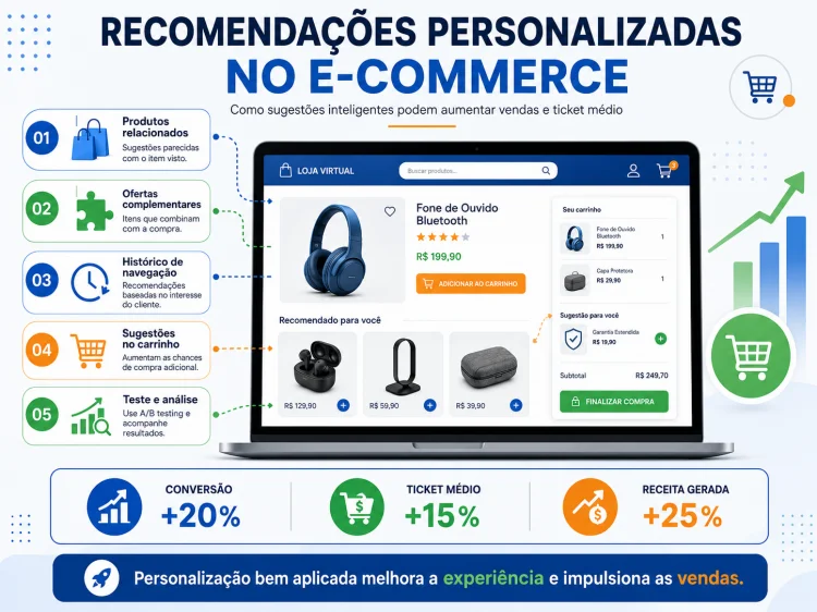 Recomenda��o de Produtos no E-commerce: Aumentam Vendas? An�lise de Estrat�gias e Resultados Test�veis