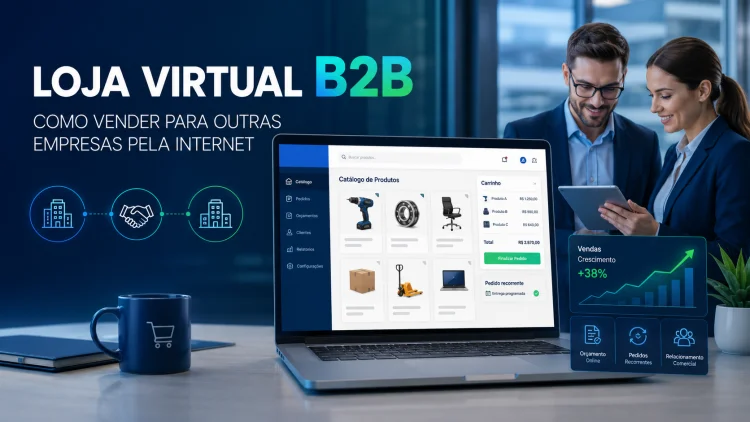 Maximize suas vendas B2B: Guia para lojas virtuais que atendem empresas com e-commerce e pedidos online eficazes.