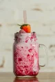 Milk shake de frutas vermelhas