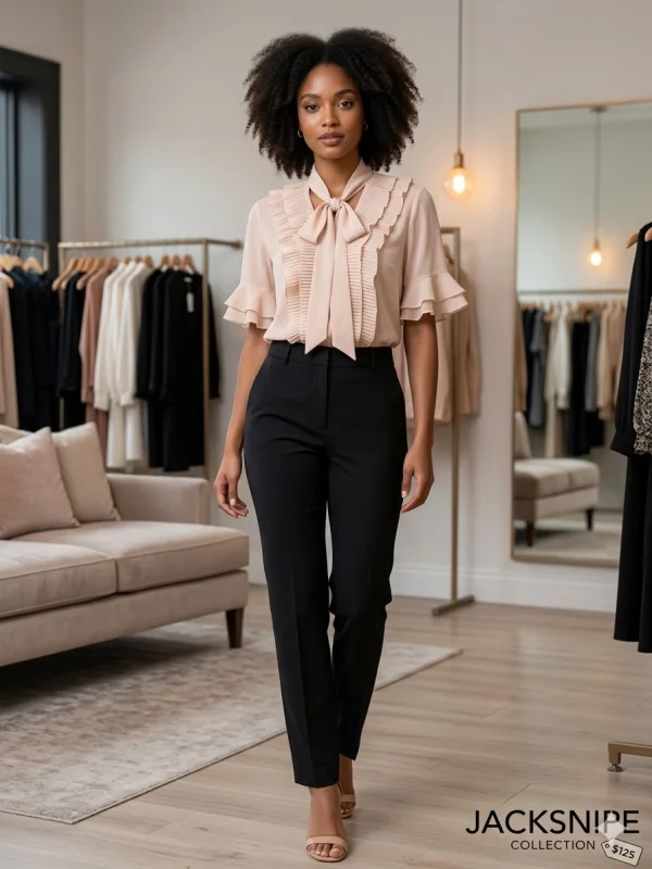 Blusa feminina sofisticada tecido leve.jpeg