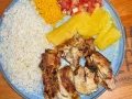 Executivo de frango na brasa