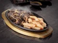 Teppan de Lula com Shimeji