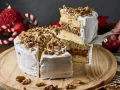 Fatia de Bolo Bem Casado - Com Doce de Leite e Nozes Fatia de Bolo Bem Casado - Com Doce de Leite e Nozes