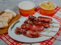 Espetinho de Lingui�a de porco