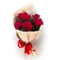 Buqu de 5 Rosas Vermelhas