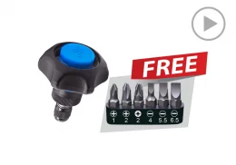 JG CATRACA DE MAO ARTICULAVEL C/ 6 BITS 1/4