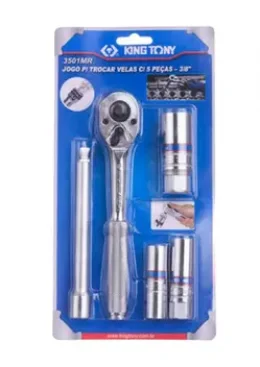 JOGO P/ TROCA DE VELAS AUTOMOTIVA C/ 5 PEAS